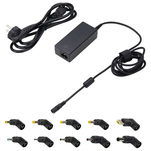 EWENT CARREGADOR UNIVERSAL PORTATIL 65W 10 TIPS - Ewent EW3968
