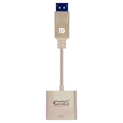 Conversor Nanocable Displayport para SVGA - Displayport /M-SVGA/H - 15 cm - Cor Preto - Nanocable 10.16.0602