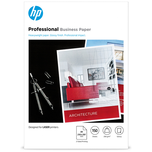 HP Prof Gls LJ A4 200g 150sh FSC Paper - HP 7MV83A