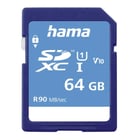 Cartão Memória SDXC 64GB Hama Class 10 - Hama HAM124136
