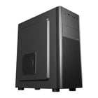 Unykach UK8026 ATX Enclosure - Tamanho de disco suportado 3,5", 2,5" - USB-A 2.0, USB-A 3.0, USB-C, Áudio - Cor preta - Unykach UK180260