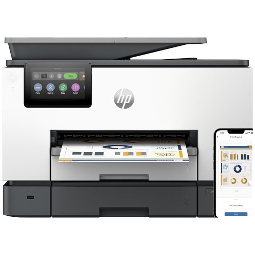 Impressora HP Multifunções OfficeJet Pro 9130b AiO - Cement - HP 4U561B