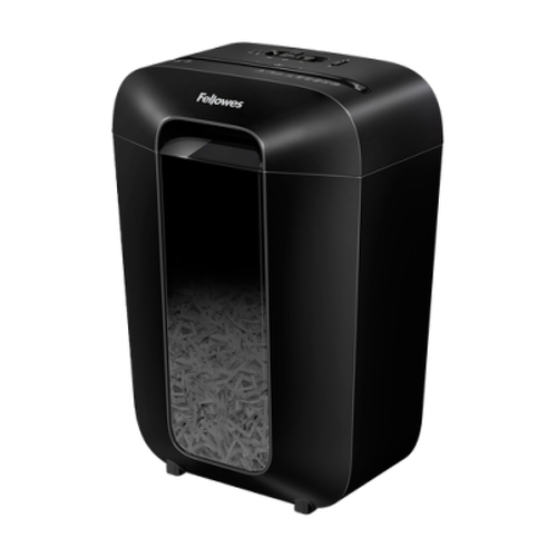 Fellowes LX70 Fragmentadora manual de papel 18L - Tritura até 11 folhas - 4x40 mm de partículas - Nível de segurança Din P-4 - Borda de segurança - Corta preta - Fellowes 164940
