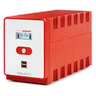 Salicru SPS 1200 SOHO+ Fonte de alimentação ininterrupta - UPS - 1200 VA Linha-interactiva - Carregador USB duplo - Vermelho - Salicru 232502