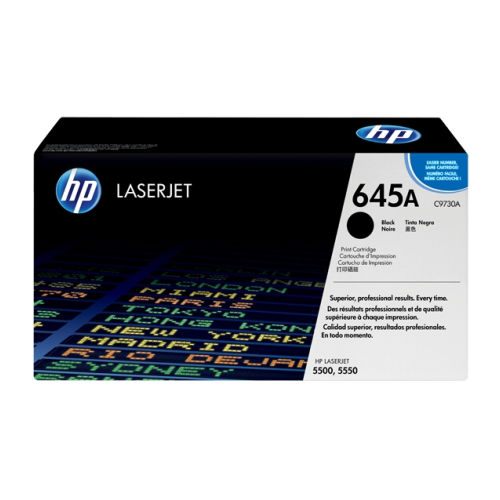 Cartucho de Toner Preto Original HP C9730A - 645A - HP C9730A