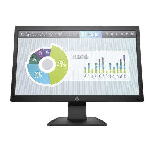 HP MONITOR P204v 19.5" LED BLACK - HP 5RD66AA
