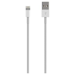 Cabo Aisens Lightning para USB 2.0, Lightning/M-USB macho - 0,5 m - Cor branca - Aisens A102-0542