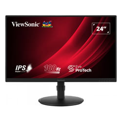 VIEWSONIC MONITOR IPS 24" 16:9 FHD VGA HDMI DP COLUNAS HAS PIVOT VG2408A-MHD - ViewSonic VG2408A-MHD