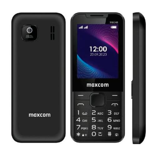 Maxcom MM248L Telemóvel 4G de 2,4 polegadas, preto - Maxcom MM248L