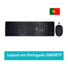 EWENT KIT TECLADO & RATO WIRELESS PT BLACK - Ewent EW3258