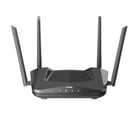 Router WiFi sem fios D-Link 6 AX1800 - Até 1800Mbps - 4 portas RJ45 10/100 Mbps - 4 antenas externas - MU-MIMO - OFDMA - Cor preta - D-Link DIR-X1860