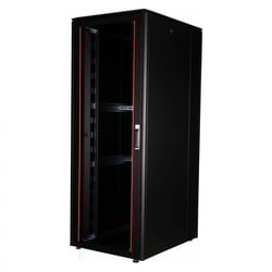 EQUIP BASTIDOR DYNAMIC FLEX 19" CABINET 42U 800X1000MM RAL9005 BLACK - Equip EDF-42-8010-B-HJAA
