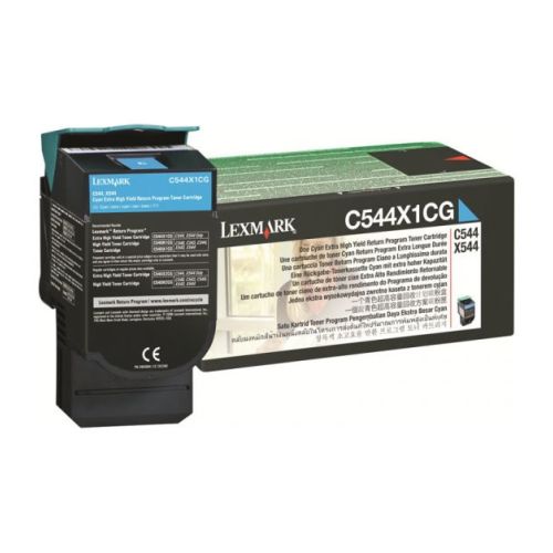 Lexmark C544X1CG toner 1 unidade(s) Original Ciano - Lexmark 0C544X1CG