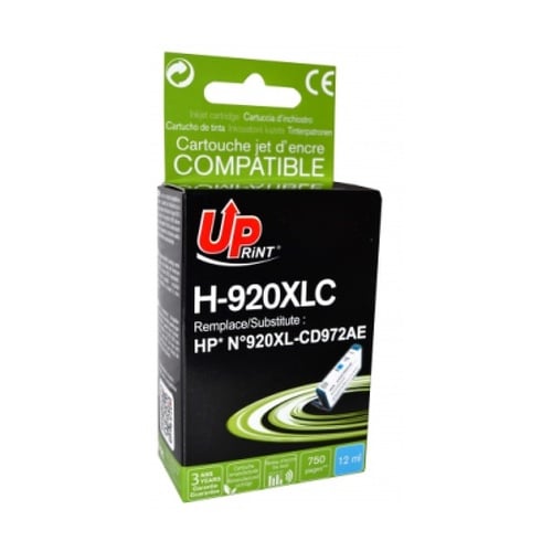 UPPK-CD972AE(920XLC), 750 Páginas (12ml) - HP UPPK-CD972AE(920XLC)