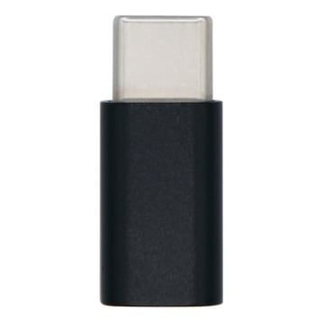 Adaptador Mini USB-C USB 2.0 Aisens Adaptador USB 2.0 - Tipo Micro-B/H-USB-C/M - Preto - Aisens A108-0414