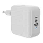 Carregador para Portátil Hyper (by Targus) Targus Hyper Juice Carregador GAN 70W 2xUSB-C 1xUSB-A - Hyper (by Targus) HJ1003WHWWGL