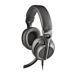 Fones de ouvido NGS VOX805-C USB-C com microfone - Microfone ajustável e dobrável - Tecnologia de filtragem de ruído - Almofadas e faixa de cabeça acolchoadas - Controle no cabo - Cabo de 2 m - Preto - NGS VOX805USB-CBLACK