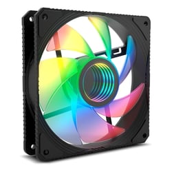 Ventoinha Nox Hummer M-Fan 120mm - Iluminação ARGB Infinity Mirror - Velocidade 1200rpm - Silenciosa - Nox NXHUMMERMFAN