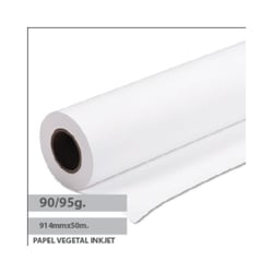 Papel Vegetal InkJet 90/95gr 914mmx50mtsx50 Pack 1 Rolo - Neutral 1821021