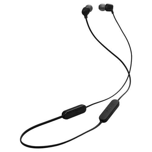 JBL EARPHONES TUNE T135 BLUETOOTH BLACK - JBL JBLT135BTBLK