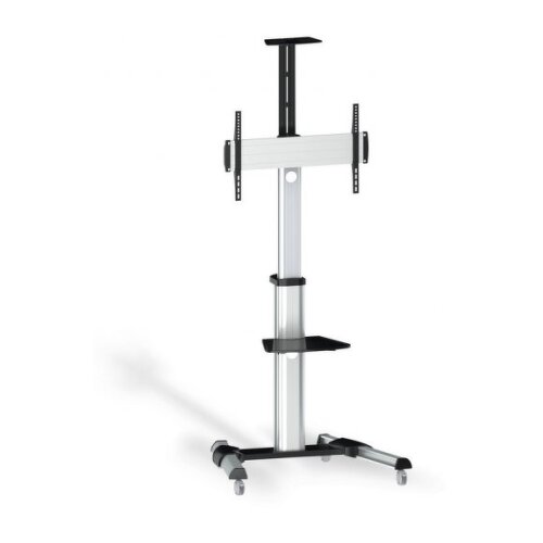 Suporte de chassis Tooq com suportes de 37"-70" - Suportes de bloqueio - Dois suportes - Gestão de cabos - Peso máximo 50Kg - VESA 600X400mm - Alumínio/metal precioso - Tooq 142849