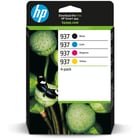 HP 937 CMYK Original Ink Cartridge 4-Pack - HP 6C400NE