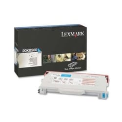 Lexmark C510 Cyan Cartridge toner Original Ciano - Lexmark 20K0500