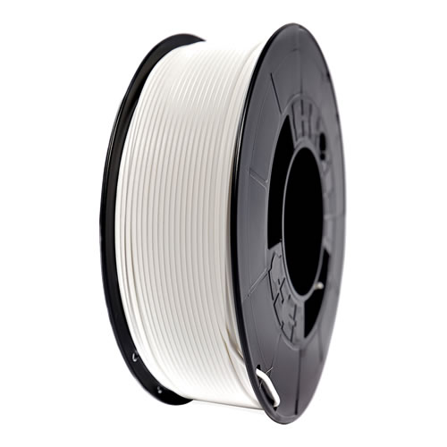 Filamento PLA 3D - Diâmetro 1,75mm - Carretel 1kg - Cor Branca