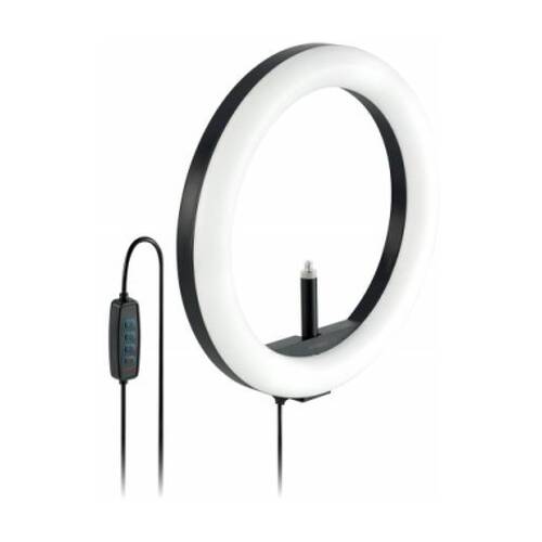 Anel luminoso para videoconferência bicolor Kensington L1000 - Iluminação perfeita - 96 leds - Controlo de luminosidade - sem ficha - Suporte para Webcam - Configuração profissional - Em conformidade com Mil-Std-810H - Kensington K87653WWW - Kensington K87653WWW
