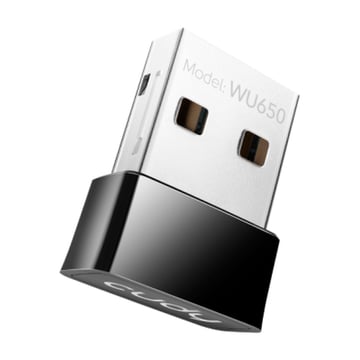 Adaptador Wi-Fi Cudy WU650 Mini USB 2.0 AC650 Dual Band - Até 433Mbps a 5GHz - Cudy WU650