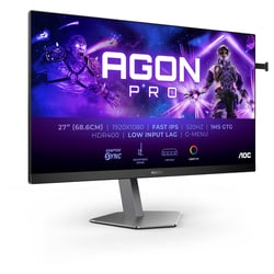 AOC MONITOR IPS 27" FHD 0.5MS 520HZ HDMI DP USB COLUNAS HAS AG276FK - AOC AG276FK