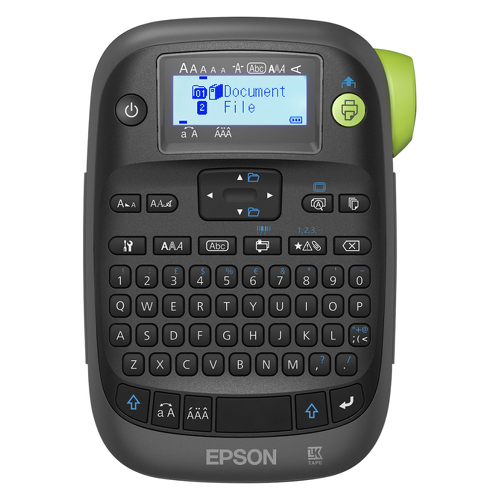 Epson LabelWorks LW-K400 (AZERTY), AZERTY, Trasferência termal, 180 x 180 DPI, 6 mm/seg, Preto, Verde, Cinzento - Epson C51CB70330