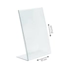 Expositor Suporte Porta Folhetos Acrilico 1/3 A4 em L - Outras 5691007