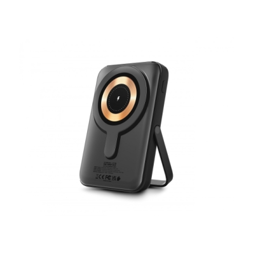 Urban Factory Magnee Power Universal Powerbank 10000mAh - Entrada USB-C - USB-C, USB-A e Saída Wireless - Cor Preta - Urban Factory MWP10UF