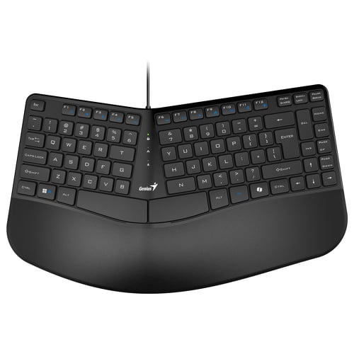 Teclado Ergonómico ERGO KB-700, Preto, USB - Genius 31310053407