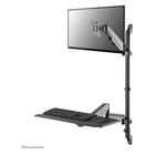 NEOMOUNTS WALL MOUNTED SIT-STAND WORKSTATION 1 SCREEN 17-32 BLACK - Neomounts WL90-325BL1