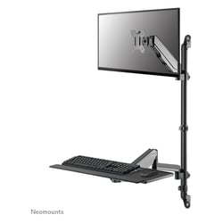 NEOMOUNTS WALL MOUNTED SIT-STAND WORKSTATION 1 SCREEN 17-32 BLACK - Neomounts WL90-325BL1