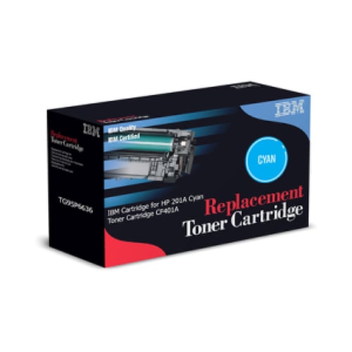 Toner IBM para HP 201A Azul CF401A 1400 Pág. - Ibm IBMTG95P6636