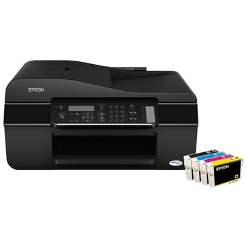 Epson Stylus Office BX305F, Jato de tinta, Impressão a cores, 5760 x 1440 DPI, Fotocopiadora a preto e branco, Digitalização a cores, A4 - Epson C11CA79302