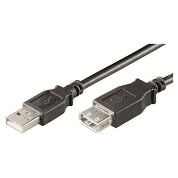 Ewent EW-UAA-030-P cabo USB 3 m USB A Preto - Ewent EW-UAA-030-P