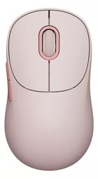 Xiaomi Wireless Mouse 3 Rato sem fios com adaptador de 2,4 GHz e Bluetooth 1200 dpi - 5 botões - Utilização com a mão direita - Cor-de-rosa - Xiaomi 293787