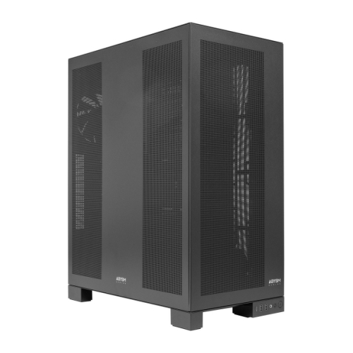 Abysm AI Pro 100 Workstation Caja Torre EATX, ATX, Micro ATX , ITX - Panelado Metalico - 3.5" y 2.5" - USB-A, USB-C y Audio - 1 Ventilador Instalado - Soporta Refrigeracion Liquida - Abysm 302367