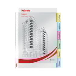 Bolsas Catálogo A4 085mic com Separadores 6un - Esselte 172414160