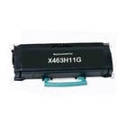 Cartucho de toner genérico preto Lexmark E460/E462/X463/X464/X466 - Substitui E460X11E/E460X31E/X463H11G/X463H21G - Lexmark LXT-X463(15K)