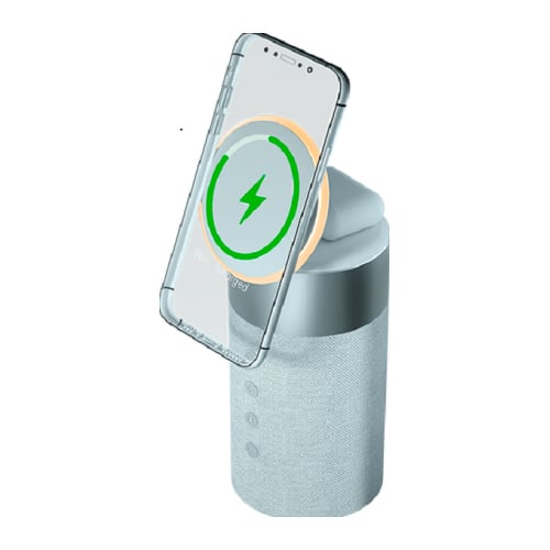 FORCE PLAY COLUNA BLUETOOTH COM CARREGADOR MAGSAFE 15W+5W 3EM1 - Metronic F151267