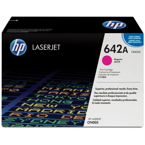 HP 642A Magenta Original LaserJet Cartridge toner 1 unidade(s) - CB403A