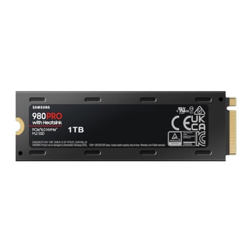 SAMSUNG SSD 1TB 980 PRO PCIE 4.0 NVME HEATSINK - Samsung MZ-V8P1T0CW