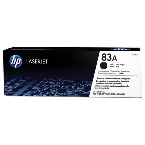 HP CF283A Toner Original Preto - 83A - HP CF283A