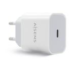 Carregador USB-C para Smartphone Aisens USB-C PD3.0 1x USB-C 20W - Aisens 178001