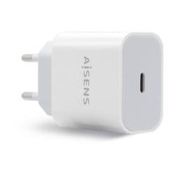 Carregador USB-C para Smartphone Aisens USB-C PD3.0 1x USB-C 20W - Aisens 178001